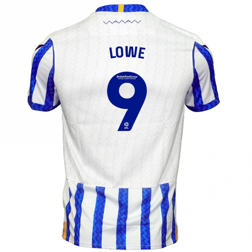 Men Football Jamal Lowe #9 Blue White Home Jersey 2024/25 T-Shirt Nz