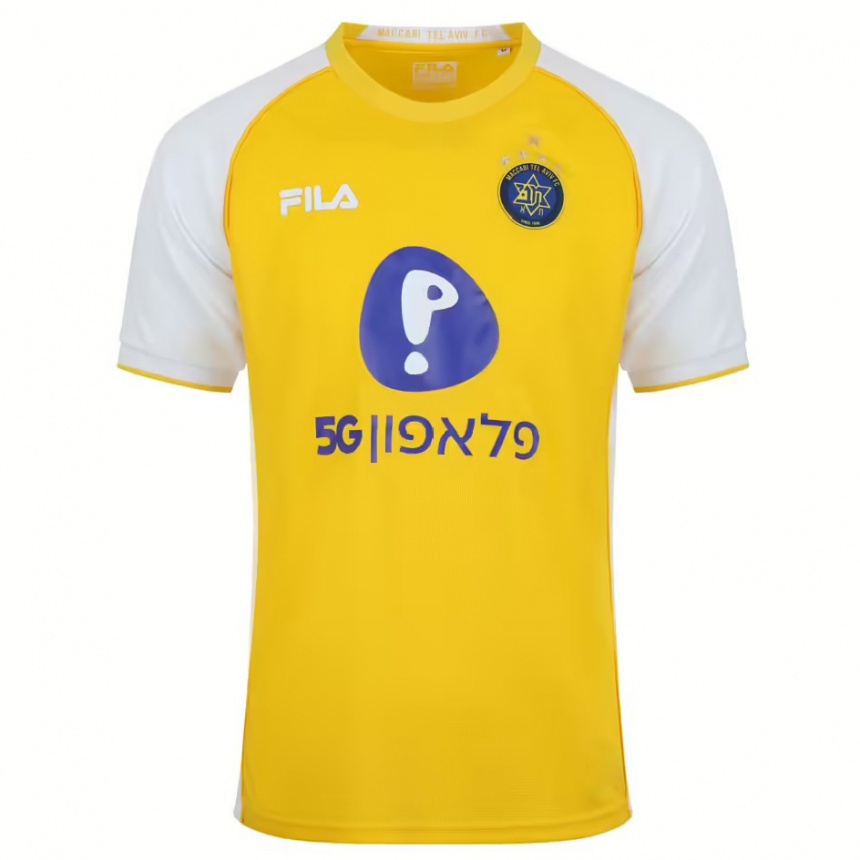 Men Football Jonathan Paz #0 Yellow White Home Jersey 2024/25 T-Shirt Nz