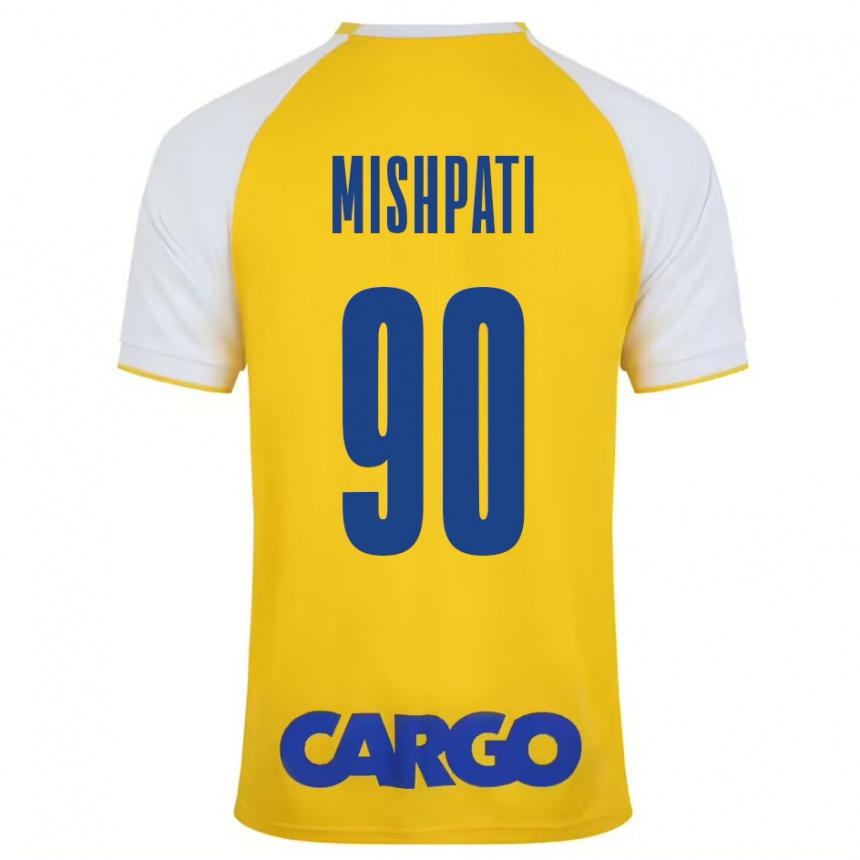 Men Football Roi Mishpati #90 Yellow White Home Jersey 2024/25 T-Shirt Nz