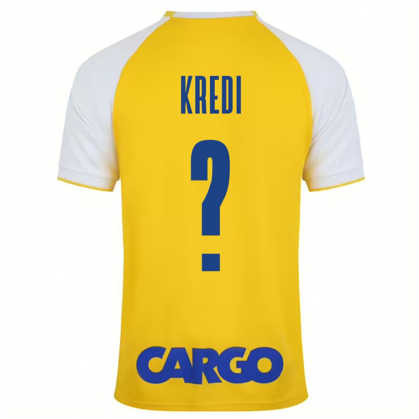 Men Football Amit Kredi #0 Yellow White Home Jersey 2024/25 T-Shirt Nz