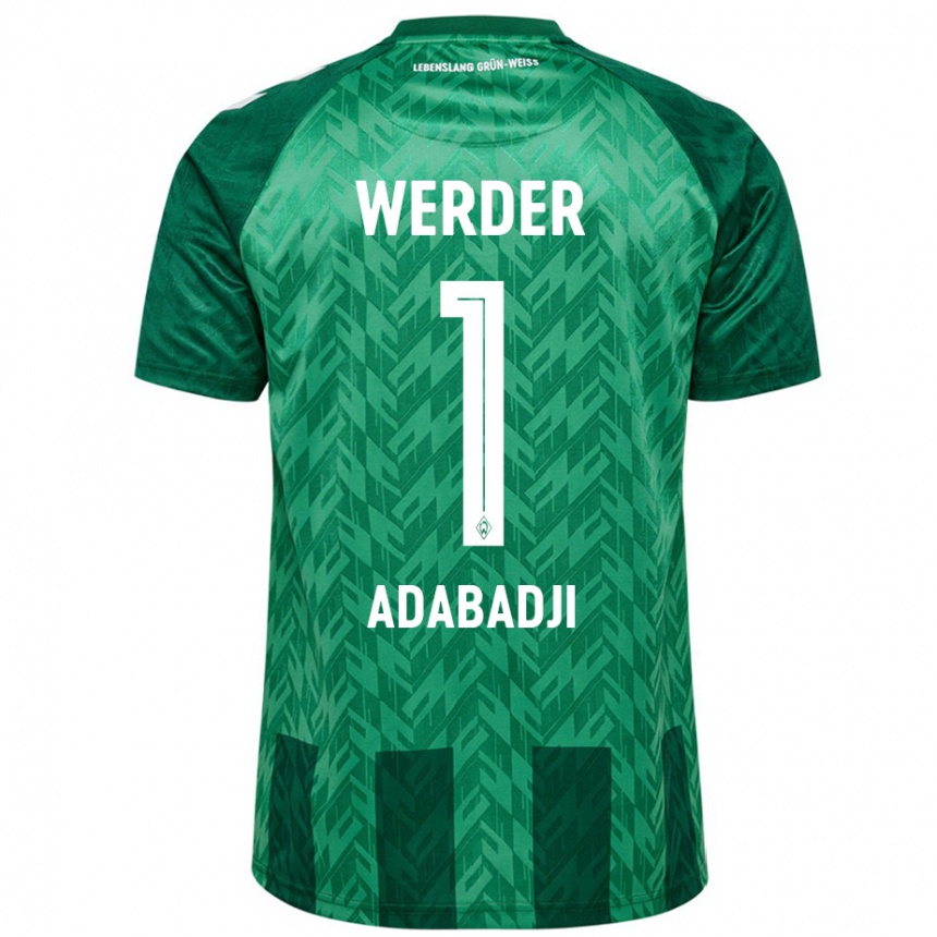 Men Football Kwassi-Vivien Felix Adabadji #1 Green Home Jersey 2024/25 T-Shirt Nz