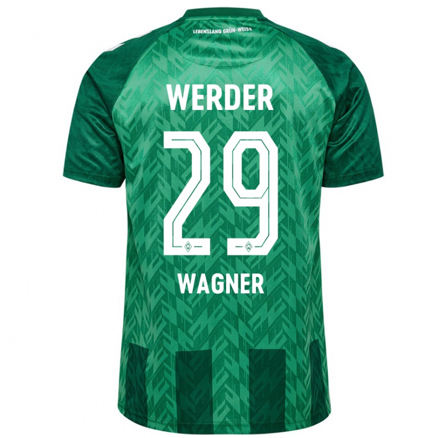 Men Football Paul Wagner #29 Green Home Jersey 2024/25 T-Shirt Nz