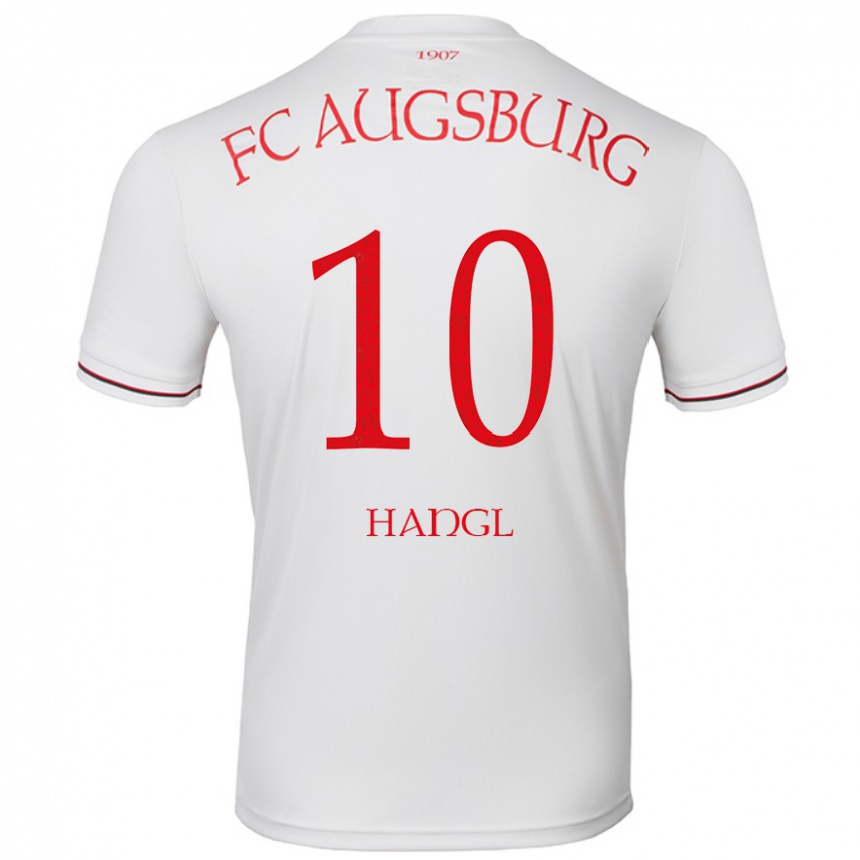 Men Football Florian Hangl #10 White Home Jersey 2024/25 T-Shirt Nz