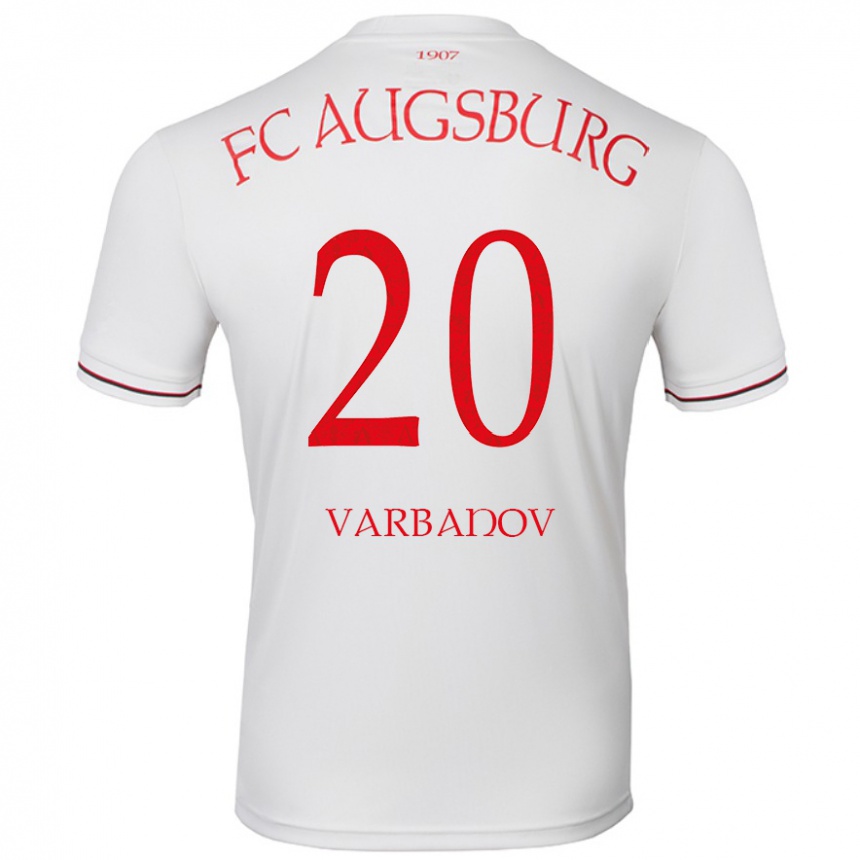 Men Football Svetoslav Varbanov #20 White Home Jersey 2024/25 T-Shirt Nz