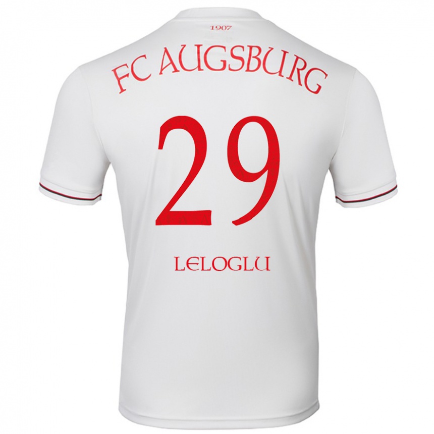 Men Football Aras Leloglu #29 White Home Jersey 2024/25 T-Shirt Nz