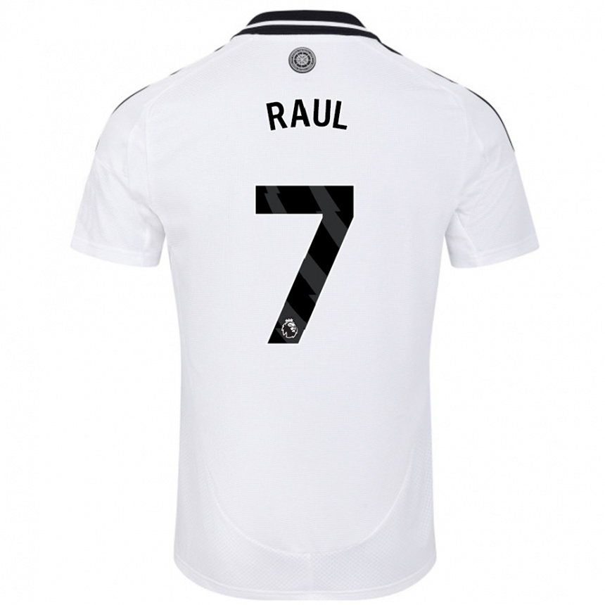 Men Football Raúl Jiménez #7 White Home Jersey 2024/25 T-Shirt Nz