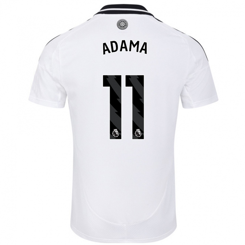 Men Football Adama Traoré #11 White Home Jersey 2024/25 T-Shirt Nz