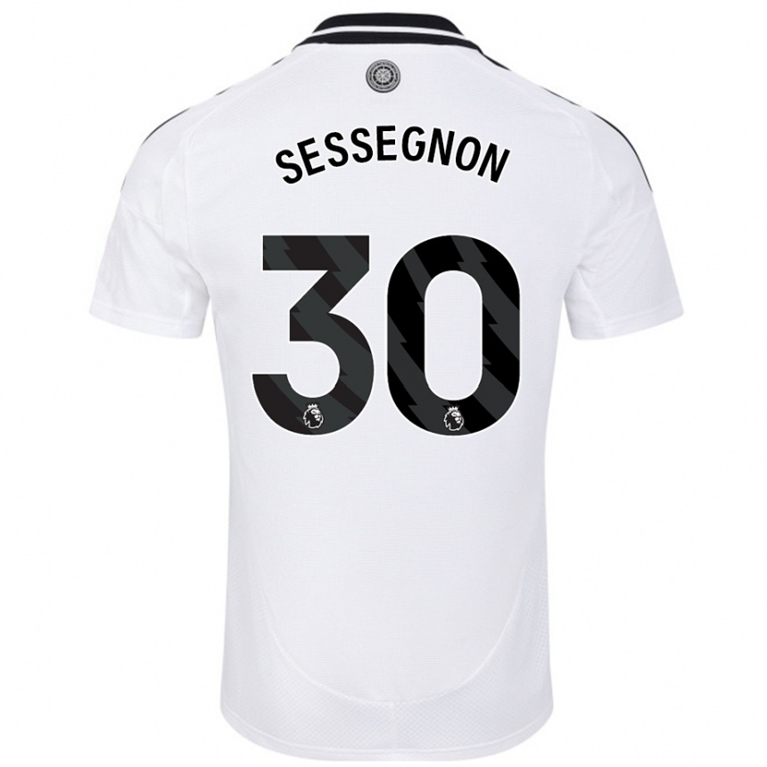 Men Football Ryan Sessegnon #30 White Home Jersey 2024/25 T-Shirt Nz