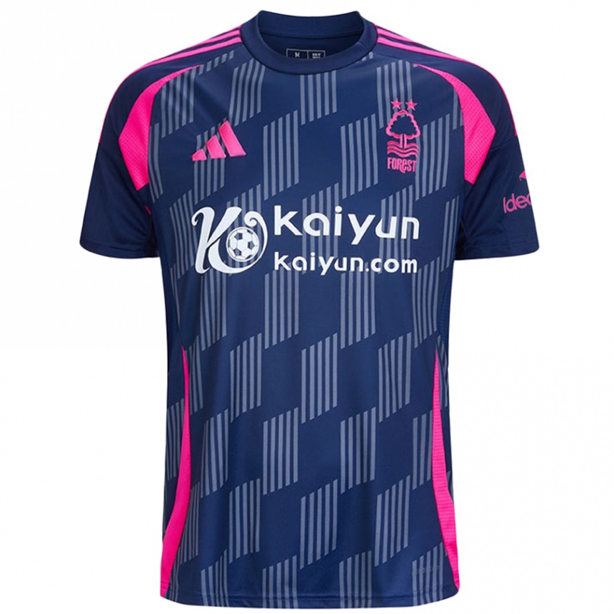 Men Football Divock Origi #27 Royal Blue Pink Away Jersey 2024/25 T-Shirt Nz