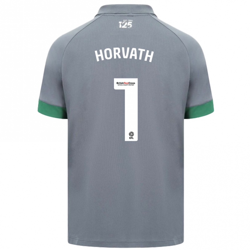 Men Football Ethan Horvath #1 Dark Gray Away Jersey 2024/25 T-Shirt Nz