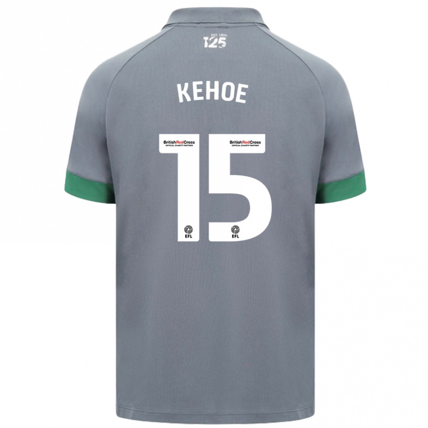 Men Football Molly Kehoe #15 Dark Gray Away Jersey 2024/25 T-Shirt Nz