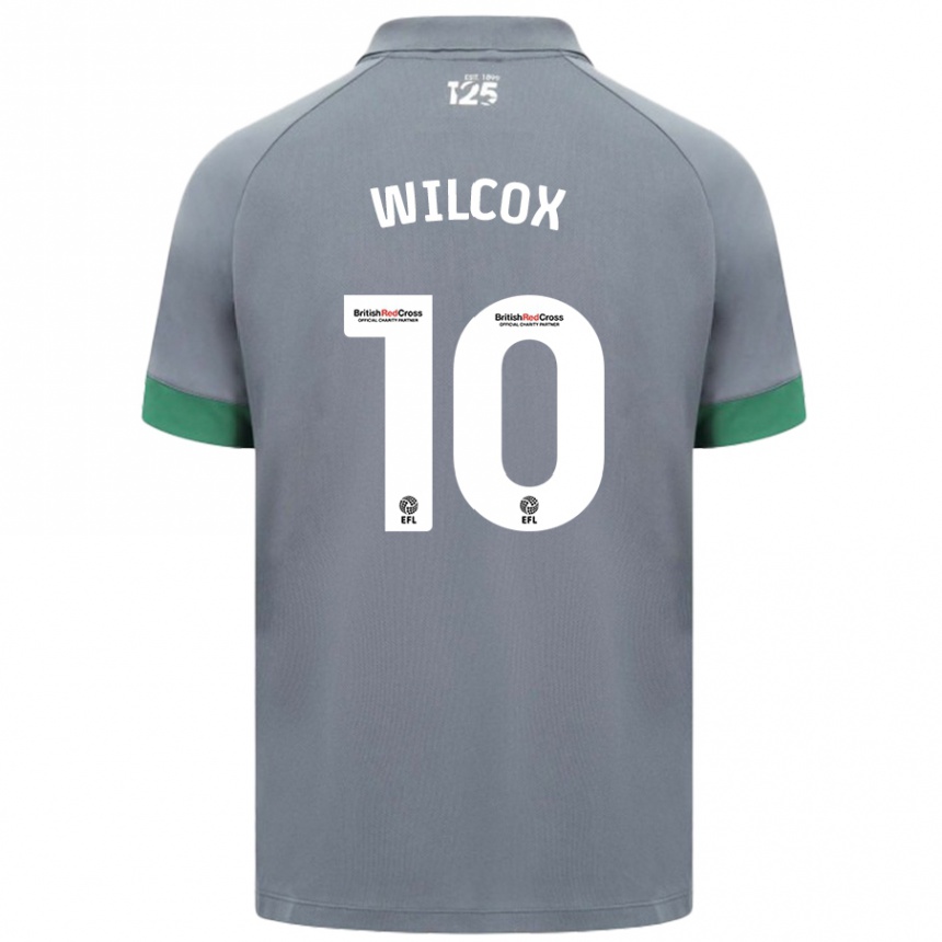 Men Football Danielle Wilcox #10 Dark Gray Away Jersey 2024/25 T-Shirt Nz