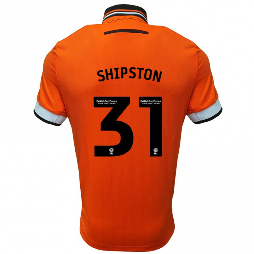 Men Football Rio Shipston #31 Orange White Away Jersey 2024/25 T-Shirt Nz