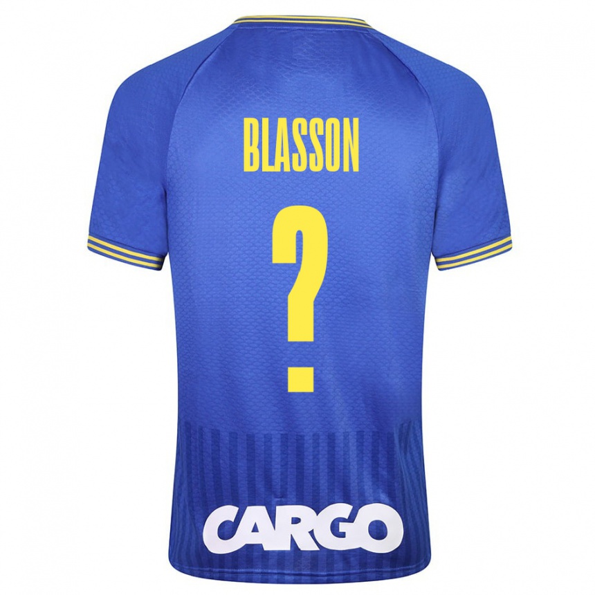 Men Football Ariel Blasson #0 White Away Jersey 2024/25 T-Shirt Nz