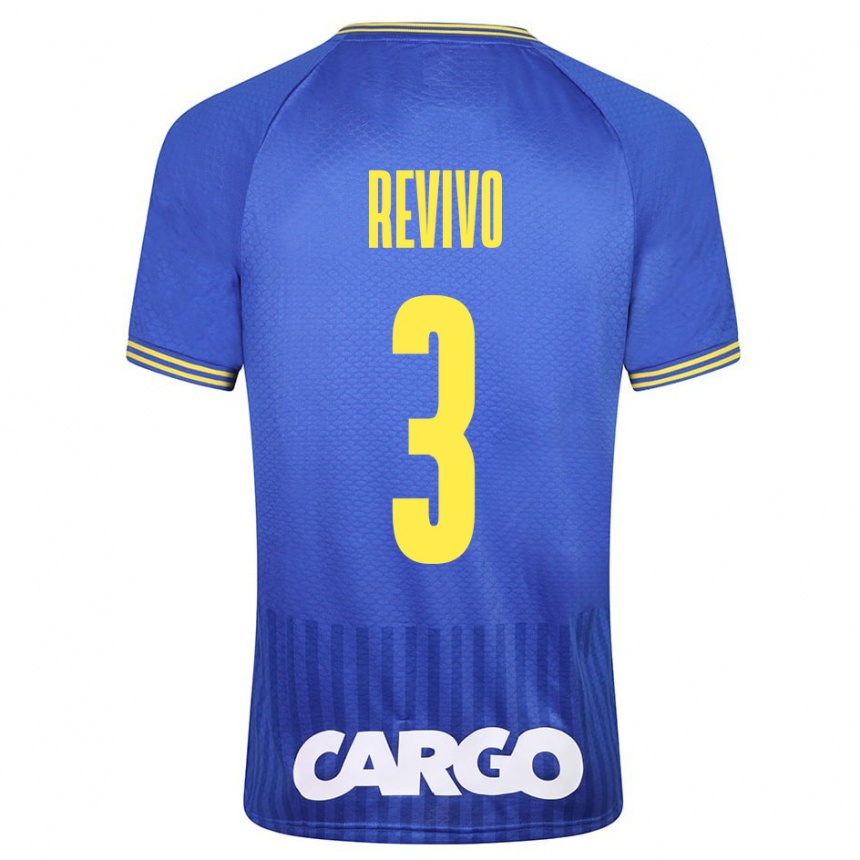 Men Football Roy Revivo #3 White Away Jersey 2024/25 T-Shirt Nz