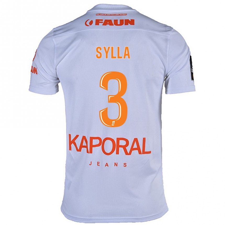 Men Football Issiaga Sylla #3 White Away Jersey 2024/25 T-Shirt Nz