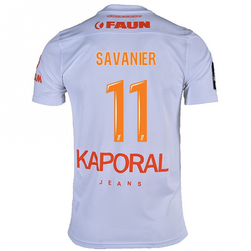 Men Football Téji Savanier #11 White Away Jersey 2024/25 T-Shirt Nz