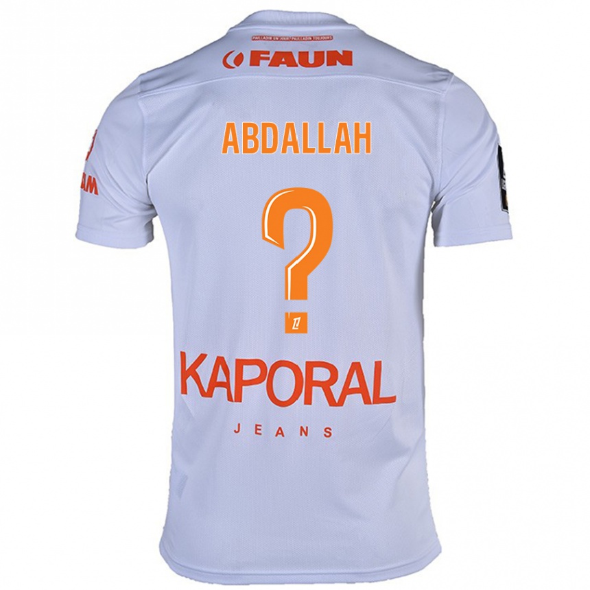 Men Football Ikrame Abdallah #0 White Away Jersey 2024/25 T-Shirt Nz