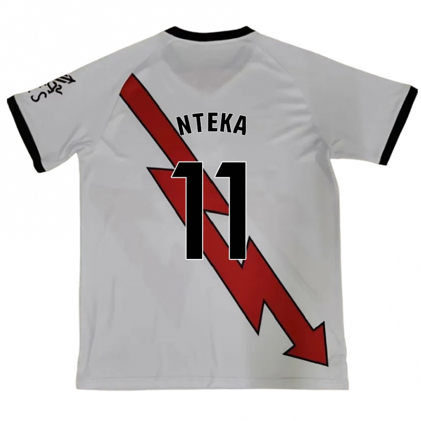 Men Football Randy Nteka #11 Red Away Jersey 2024/25 T-Shirt Nz