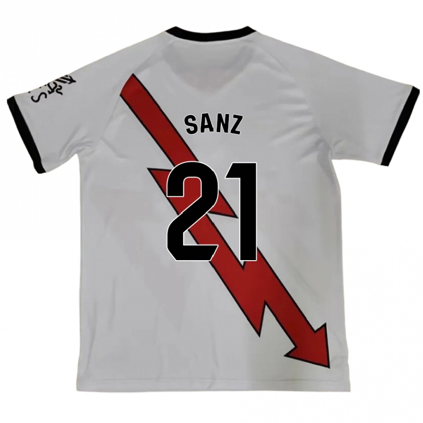 Men Football Luismi Sanz #21 Red Away Jersey 2024/25 T-Shirt Nz