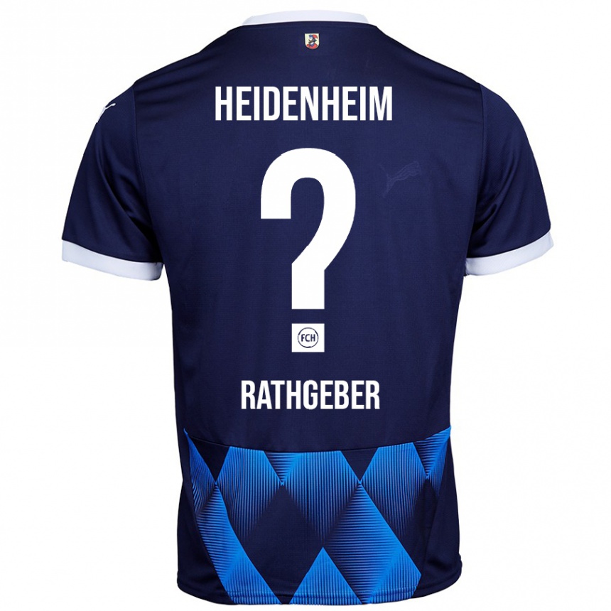 Men Football Bernd Rathgeber #0 Dark Navy Blue Away Jersey 2024/25 T-Shirt Nz