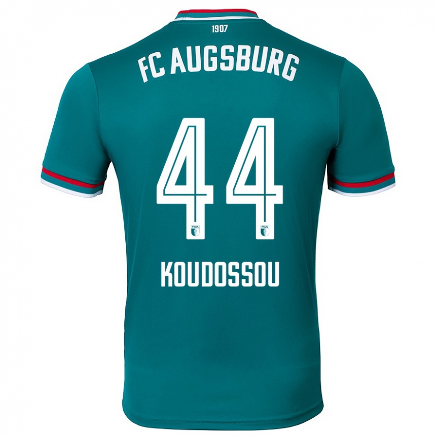 Men Football Henri Koudossou #44 Dark Green Away Jersey 2024/25 T-Shirt Nz