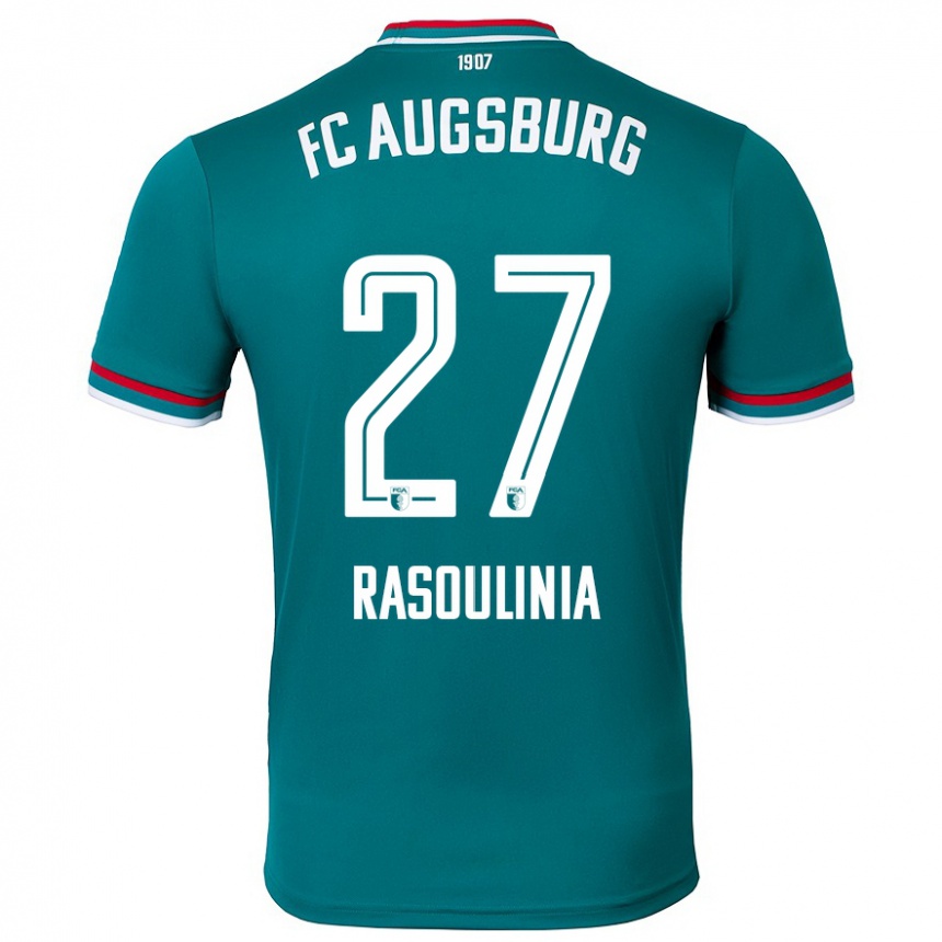 Men Football Nick Rasoulinia #27 Dark Green Away Jersey 2024/25 T-Shirt Nz