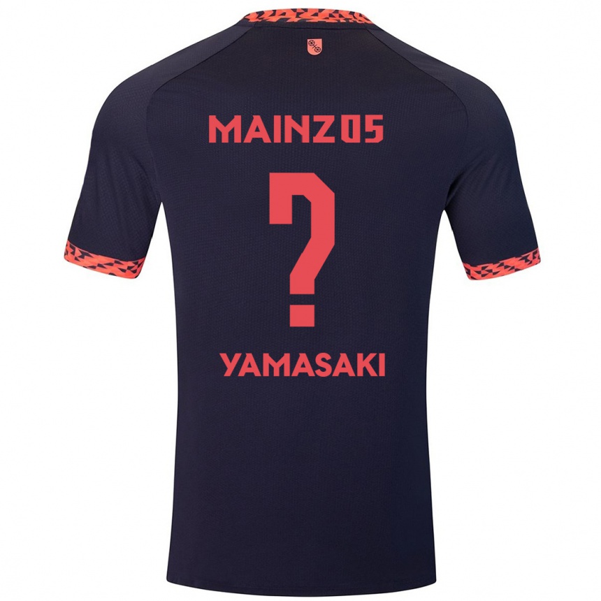 Men Football Taiyu Yamasaki #0 Blue Coral Red Away Jersey 2024/25 T-Shirt Nz