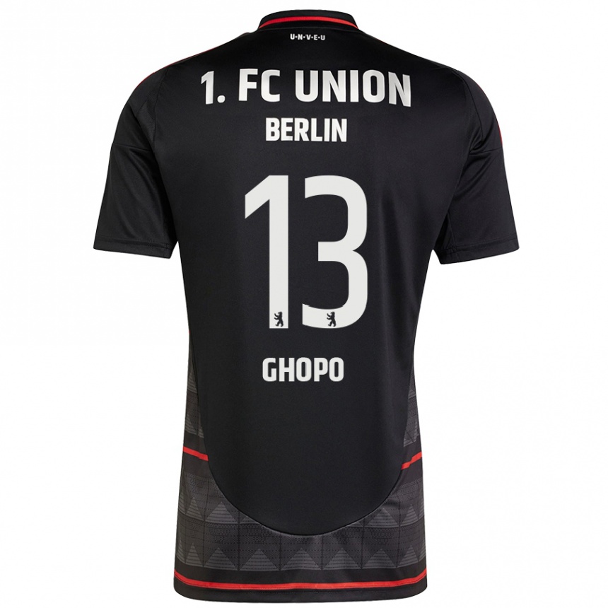 Men Football Morel Ghopo #13 Black Away Jersey 2024/25 T-Shirt Nz