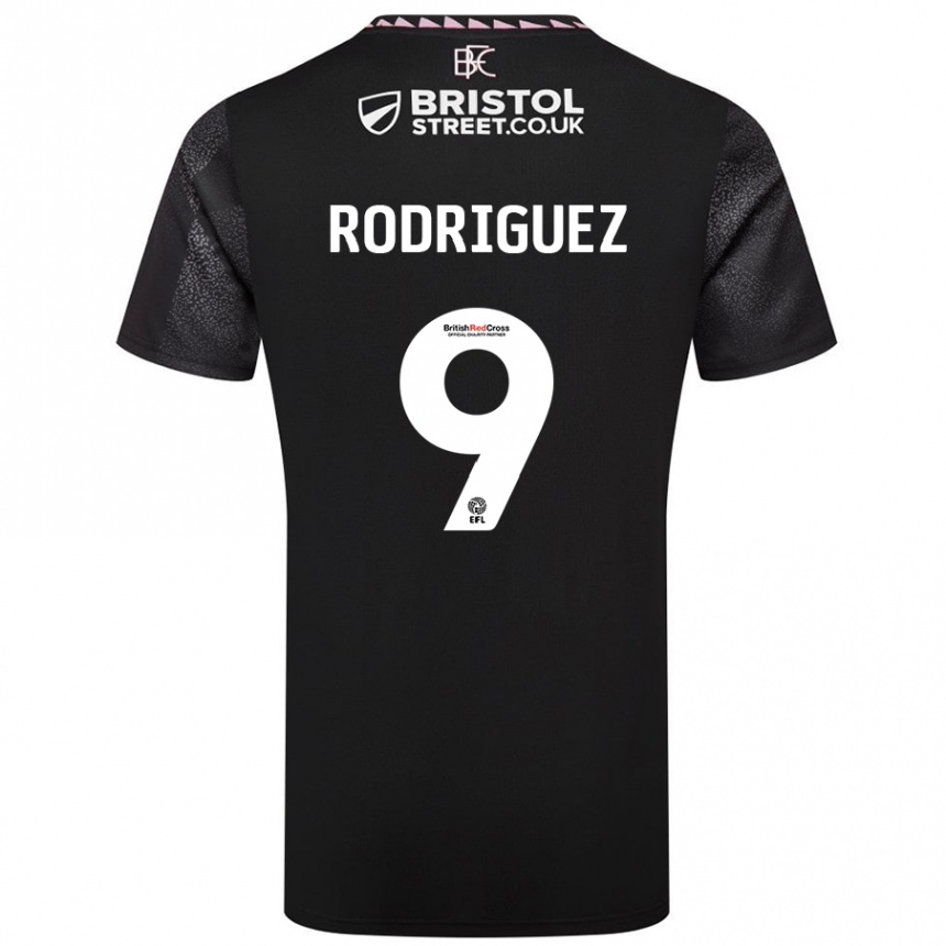 Men Football Jay Rodríguez #9 Black Away Jersey 2024/25 T-Shirt Nz