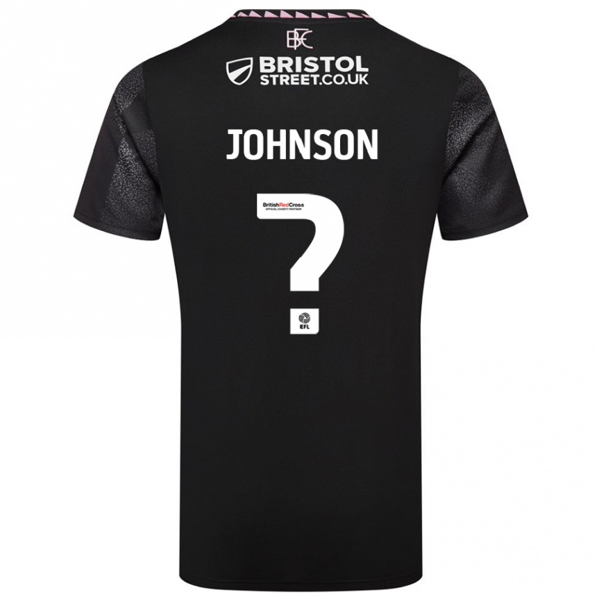 Men Football Zach Johnson #0 Black Away Jersey 2024/25 T-Shirt Nz