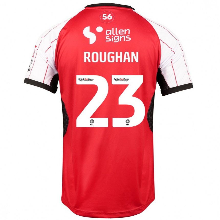 Women Football Sean Roughan #23 White Home Jersey 2024/25 T-Shirt Nz