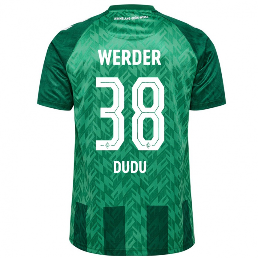 Women Football Dudu #38 Green Home Jersey 2024/25 T-Shirt Nz