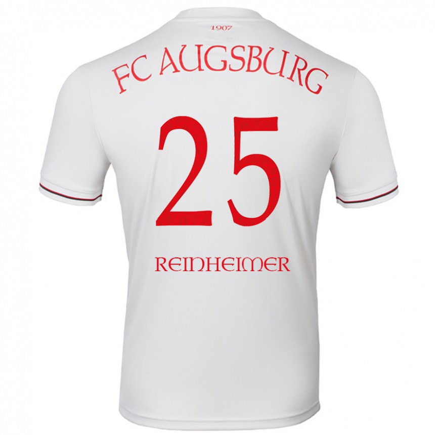 Women Football Pirmin Reinheimer #25 White Home Jersey 2024/25 T-Shirt Nz