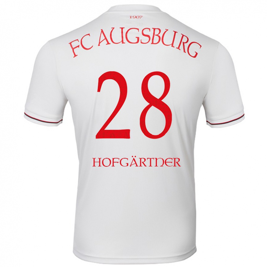 Women Football Hendrik Hofgärtner #28 White Home Jersey 2024/25 T-Shirt Nz