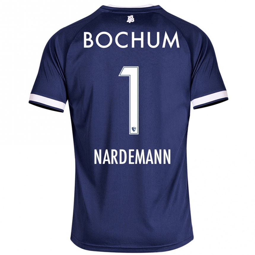 Women Football Kari Närdemann #1 Dark Blue Home Jersey 2024/25 T-Shirt Nz