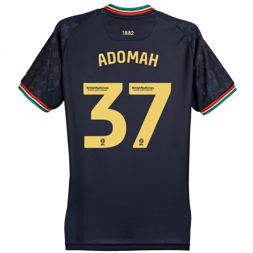 Women Football Albert Adomah #37 Dark Navy Blue Away Jersey 2024/25 T-Shirt Nz