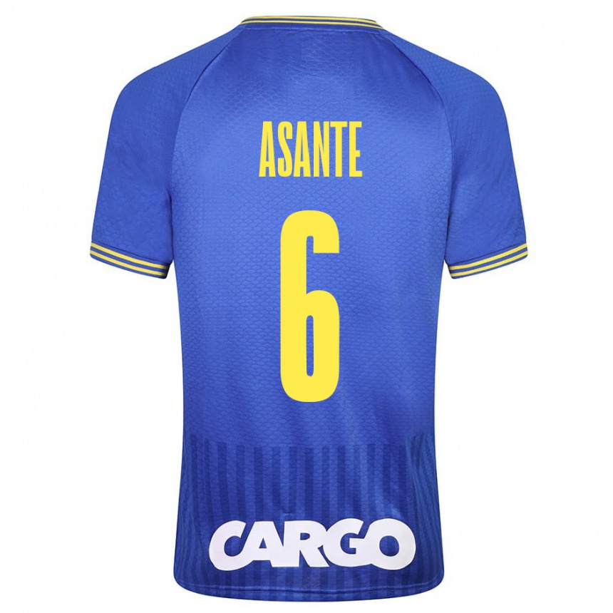 Women Football Tyrese Asante #6 White Away Jersey 2024/25 T-Shirt Nz