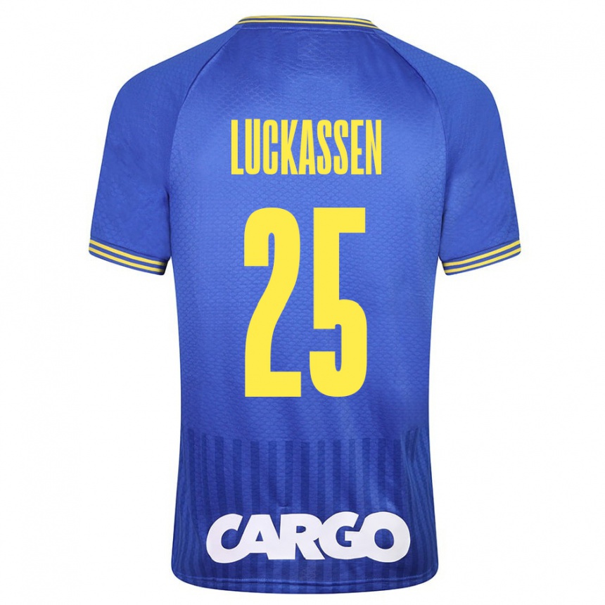 Women Football Derrick Luckassen #25 White Away Jersey 2024/25 T-Shirt Nz