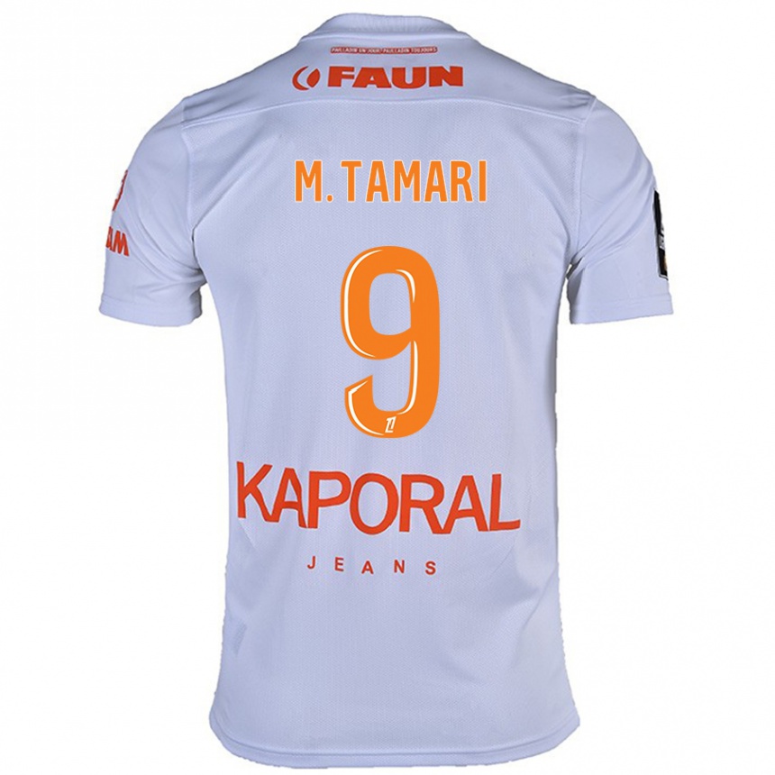 Women Football Mousa Tamari #9 White Away Jersey 2024/25 T-Shirt Nz