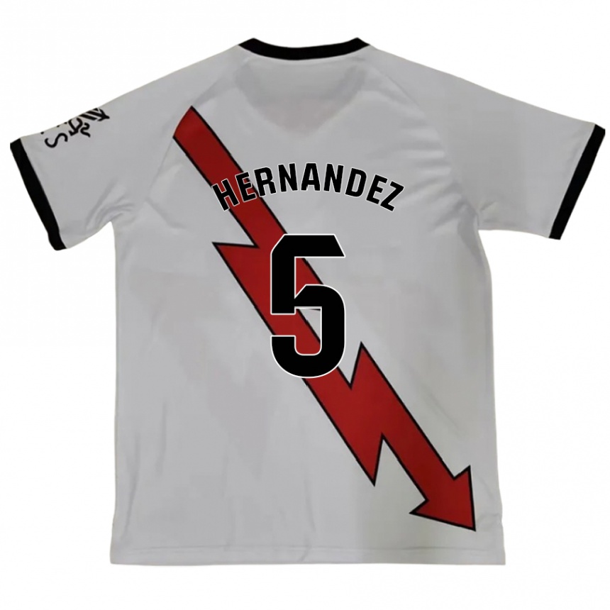 Women Football Aridane Hernández #5 Red Away Jersey 2024/25 T-Shirt Nz