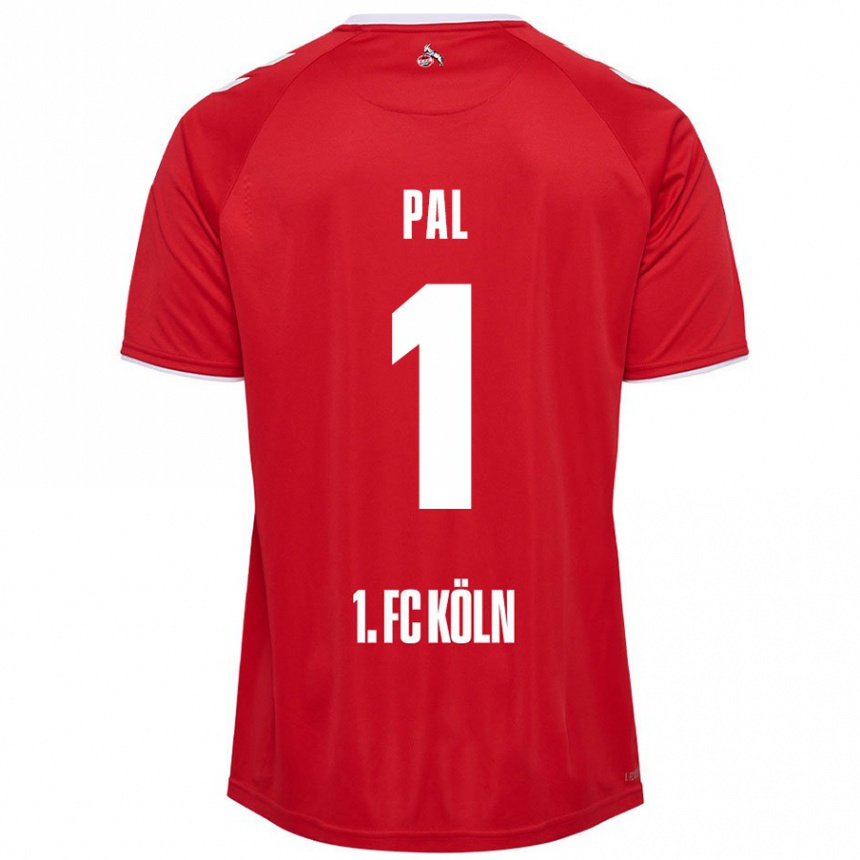 Women Football Jasmin Pal #1 Red White Away Jersey 2024/25 T-Shirt Nz