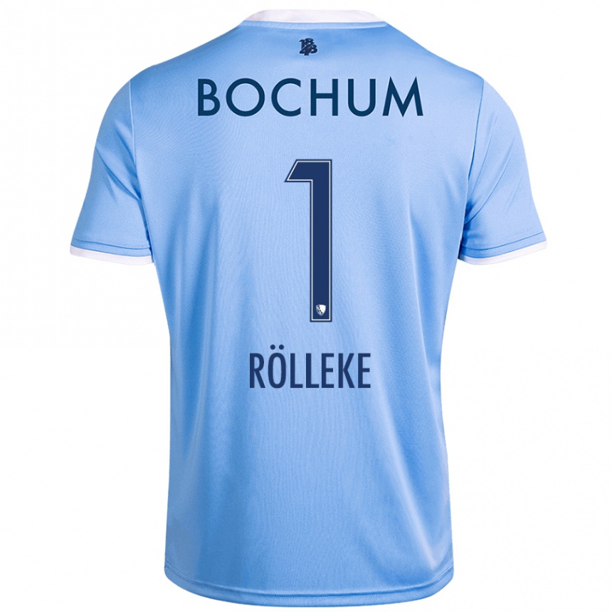 Women Football Hugo Rölleke #1 Sky Blue Away Jersey 2024/25 T-Shirt Nz