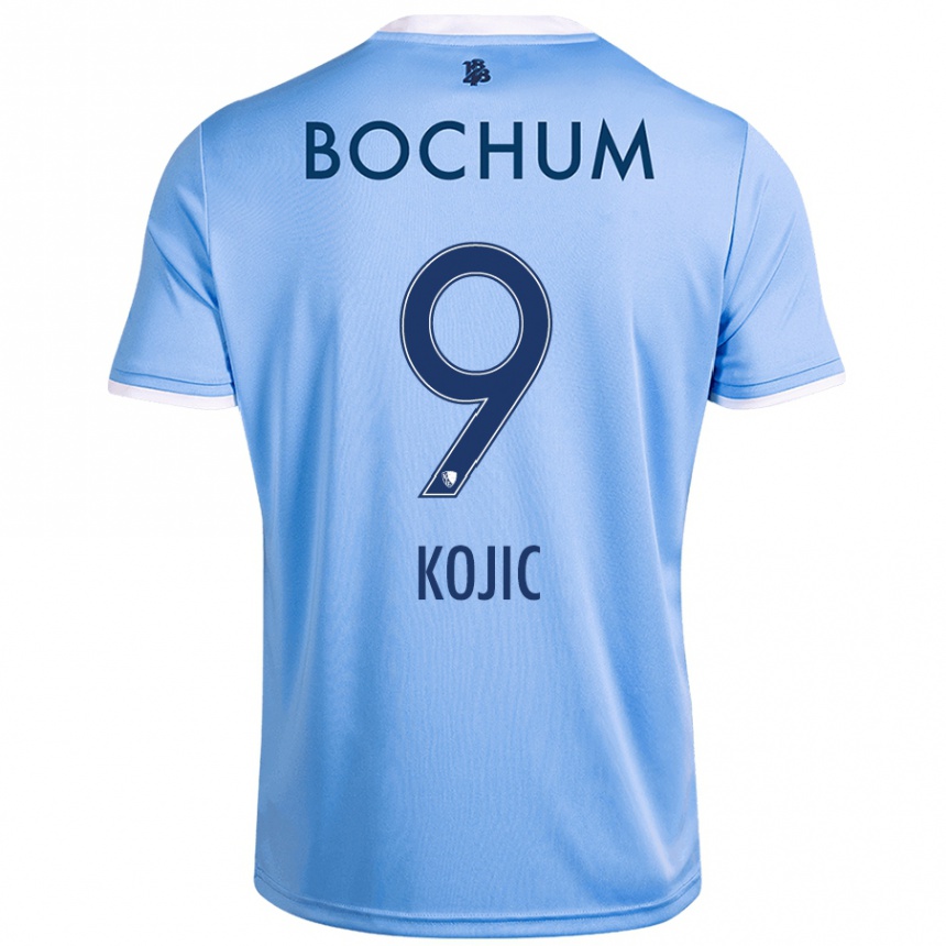 Women Football Semin Kojic #9 Sky Blue Away Jersey 2024/25 T-Shirt Nz