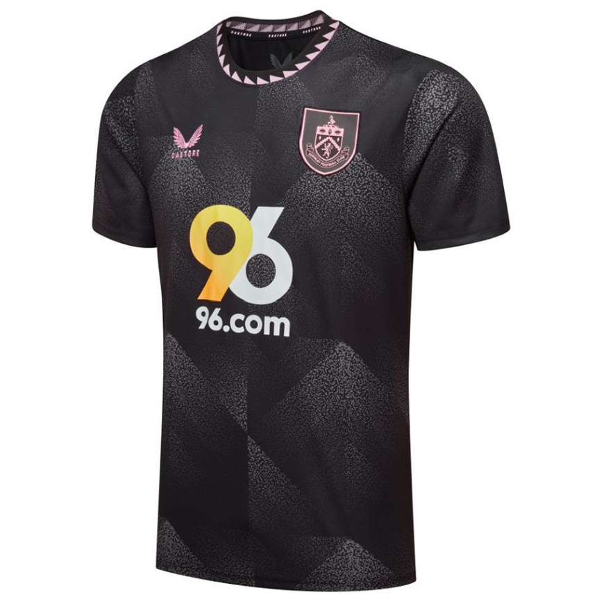 Women Football Naomi Hartley #23 Black Away Jersey 2024/25 T-Shirt Nz