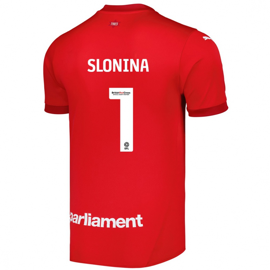 Kids Football Gabriel Slonina #1 Red Home Jersey 2024/25 T-Shirt Nz