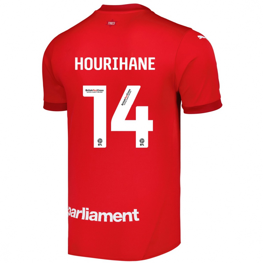 Kids Football Conor Hourihane #14 Red Home Jersey 2024/25 T-Shirt Nz