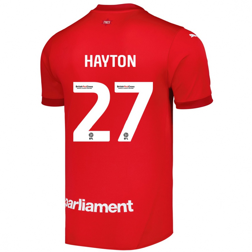 Kids Football Adam Hayton #27 Red Home Jersey 2024/25 T-Shirt Nz