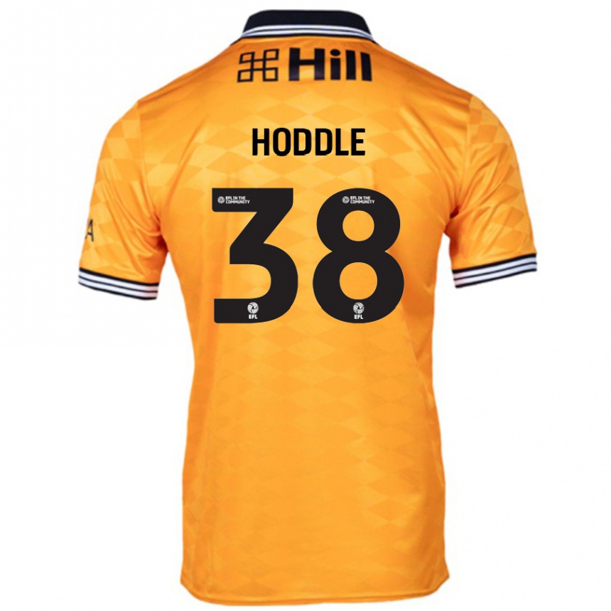 Kids Football George Hoddle #38 Orange Home Jersey 2024/25 T-Shirt Nz