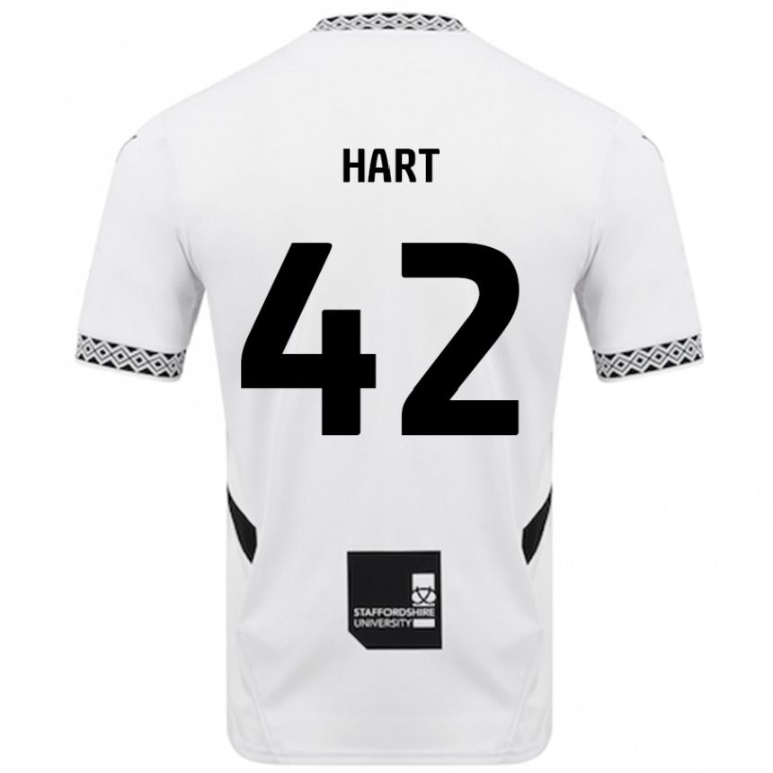 Kids Football Sam Hart #42 White Home Jersey 2024/25 T-Shirt Nz